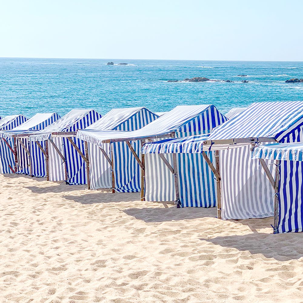 Beach Stripes art print by Kimberly Allen for $57.95 CAD