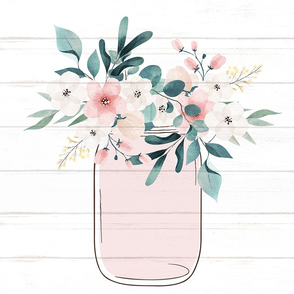 Floral Jar 2 art print by Kimberly Allen for $57.95 CAD