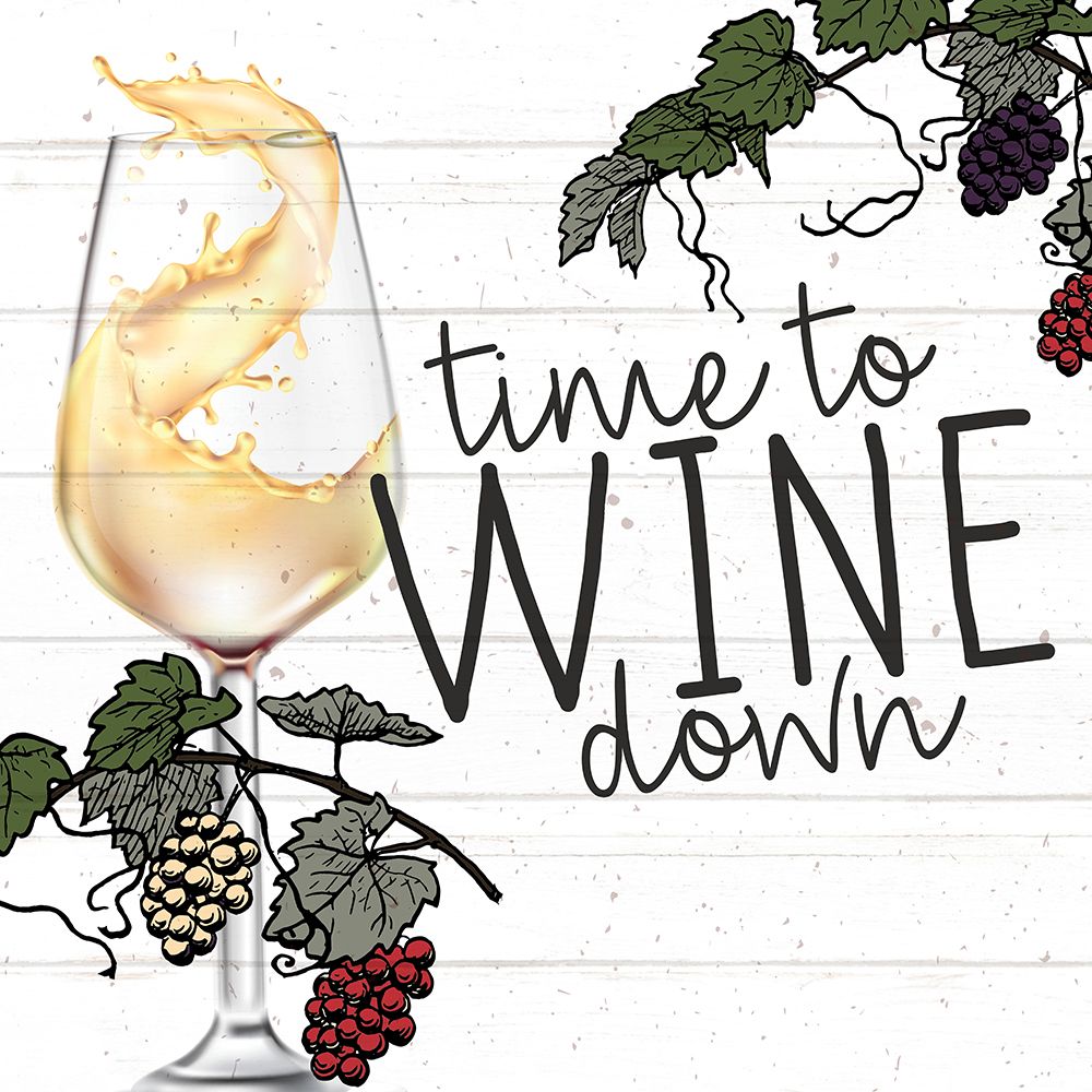 Time to Wine Down art print by Kimberly Allen for $57.95 CAD