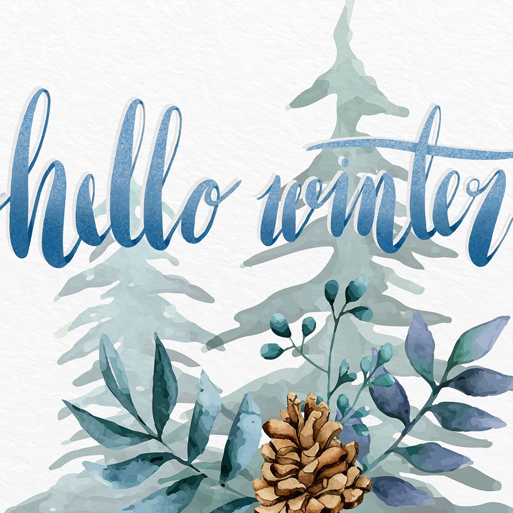 Hello Winter art print by Kimberly Allen for $57.95 CAD