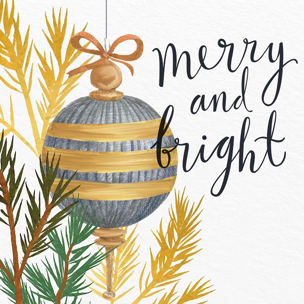 Merry and Bright art print by Kimberly Allen for $57.95 CAD