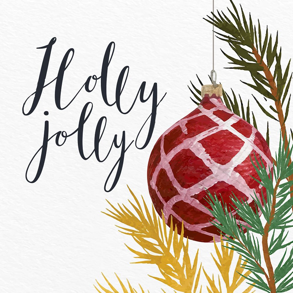 Holly Jolly art print by Kimberly Allen for $57.95 CAD