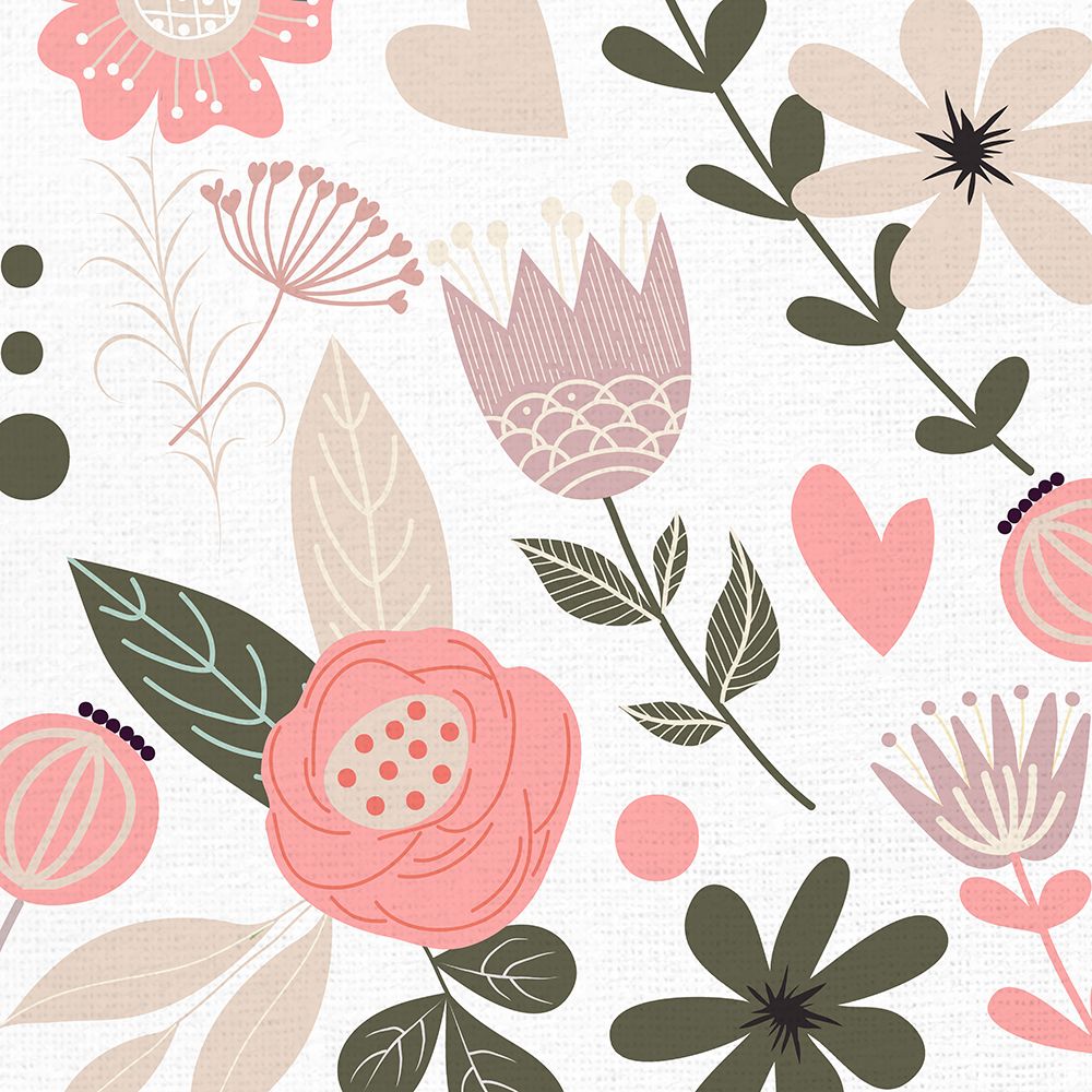 Soft Garden Floral 2 art print by Kimberly Allen for $57.95 CAD