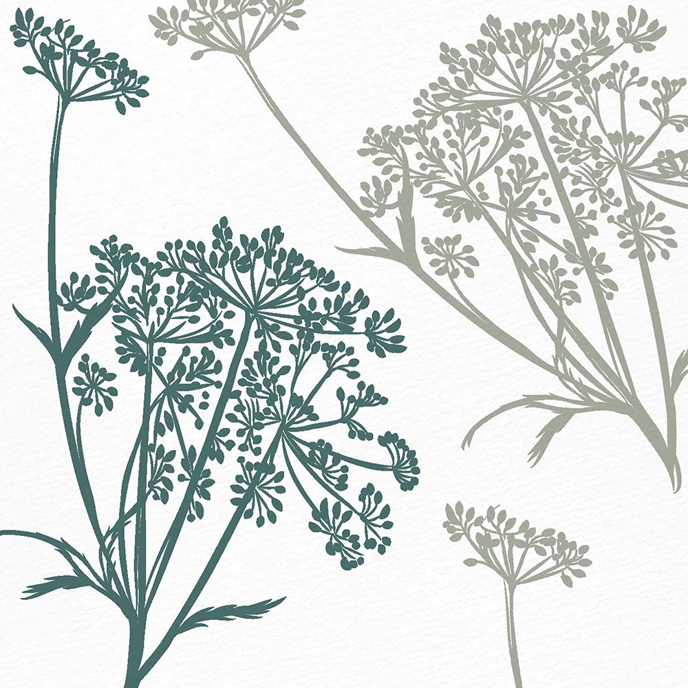 Square Botanical 1 art print by Kimberly Allen for $57.95 CAD