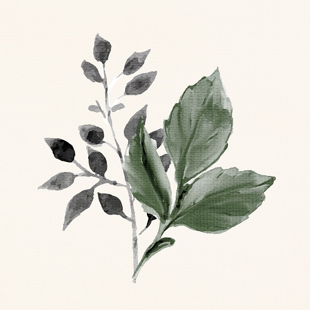 Painted Leaves 1 art print by Kimberly Allen for $57.95 CAD