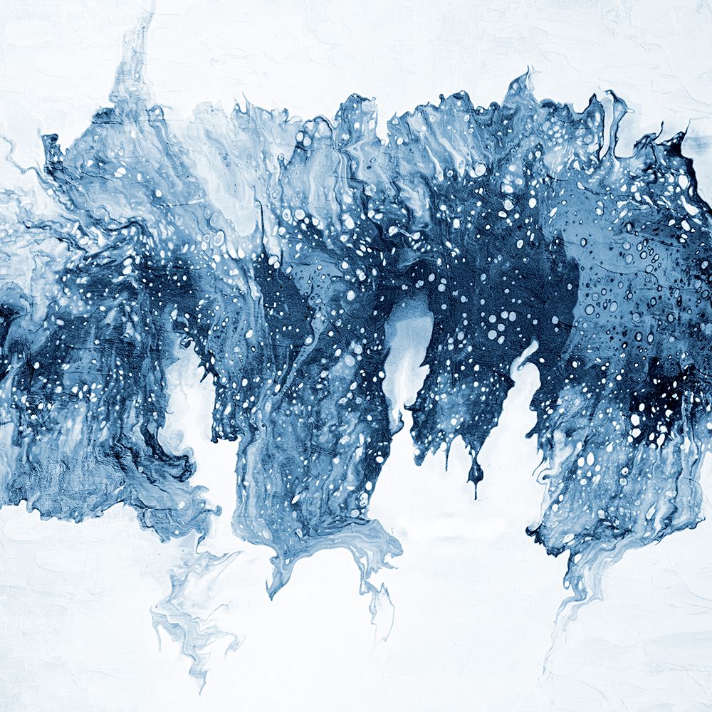 Modern Blue Abstract 1 art print by Kimberly Allen for $57.95 CAD
