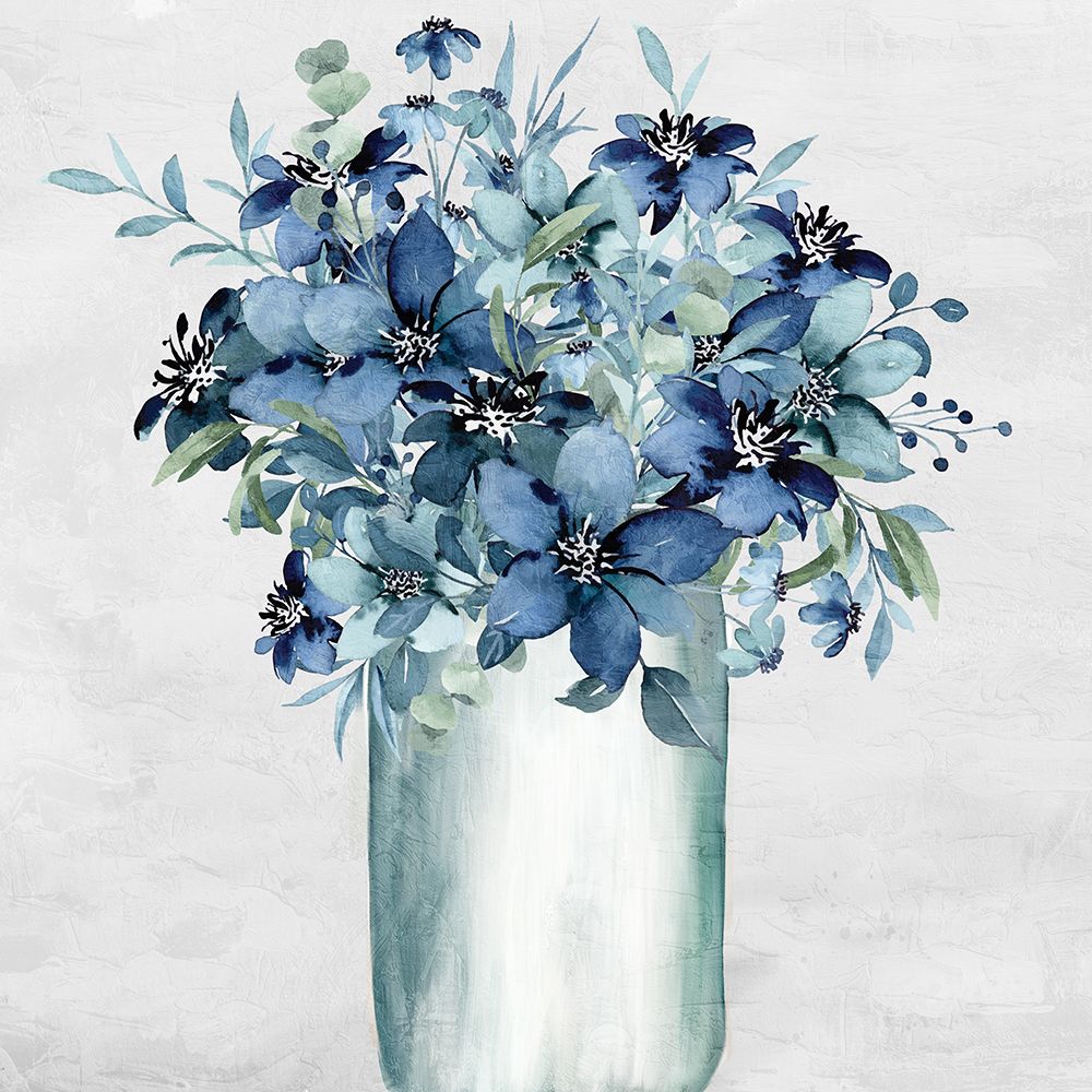 Vase Of Blue art print by Kimberly Allen for $57.95 CAD