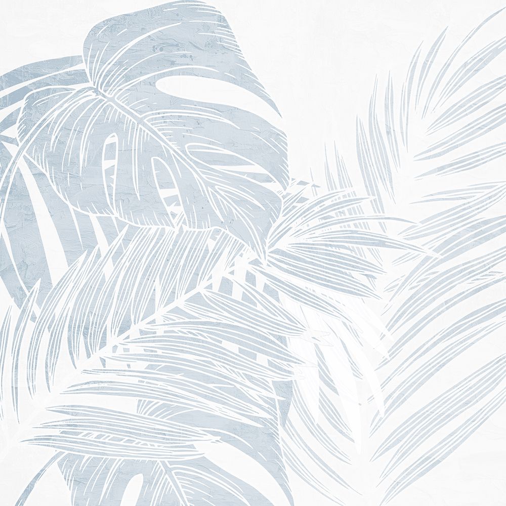 Soft Blue Palm 2 art print by Kimberly Allen for $57.95 CAD