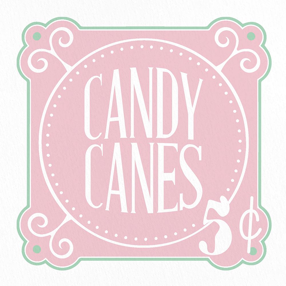 Candy Canes 5 Cents art print by Kimberly Allen for $57.95 CAD