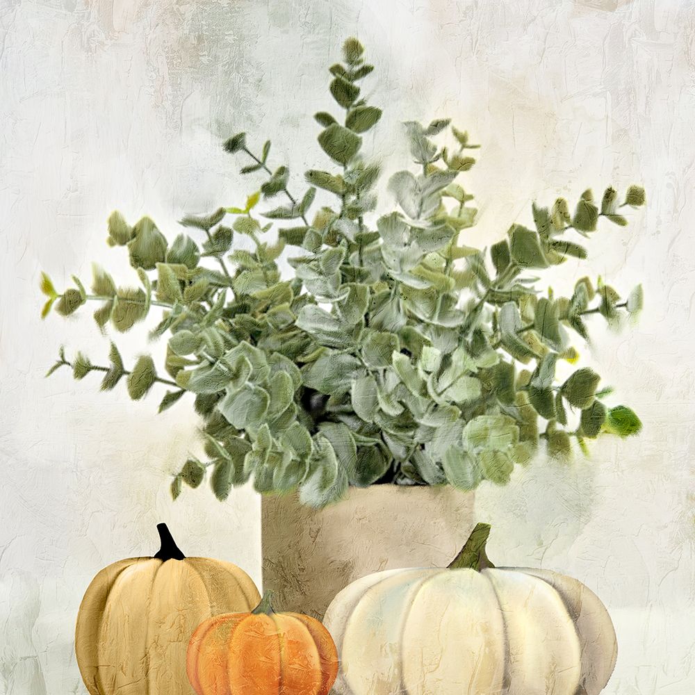 Potted With Pumpkins art print by Kimberly Allen for $57.95 CAD