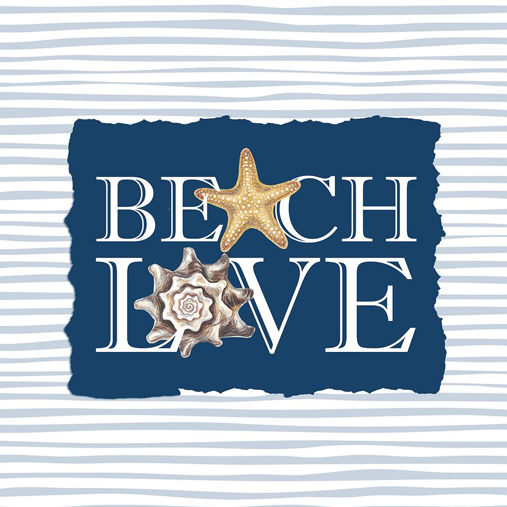 Beach Love art print by Kimberly Allen for $57.95 CAD