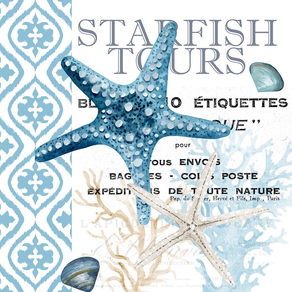 Starfish Tours art print by Kimberly Allen for $57.95 CAD