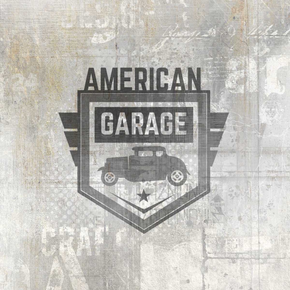 American Garage 1 art print by Kimberly Allen for $57.95 CAD