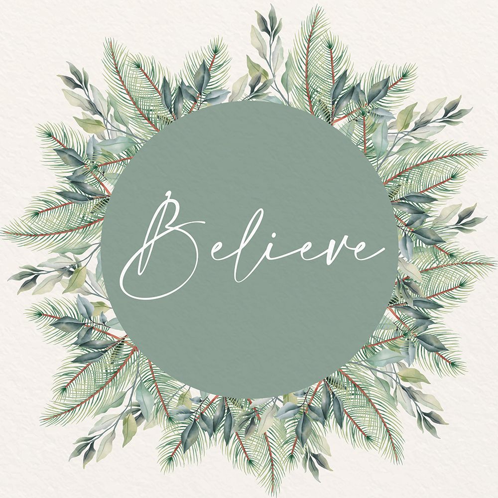 Christmas Greens 4 art print by Kimberly Allen for $57.95 CAD