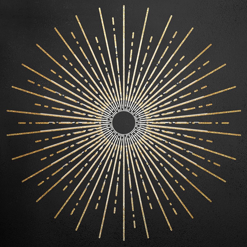 White Gold Burst art print by Kimberly Allen for $57.95 CAD