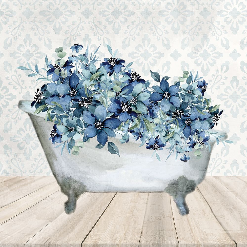 Blue Bath 1 V2 art print by Kimberly Allen for $57.95 CAD