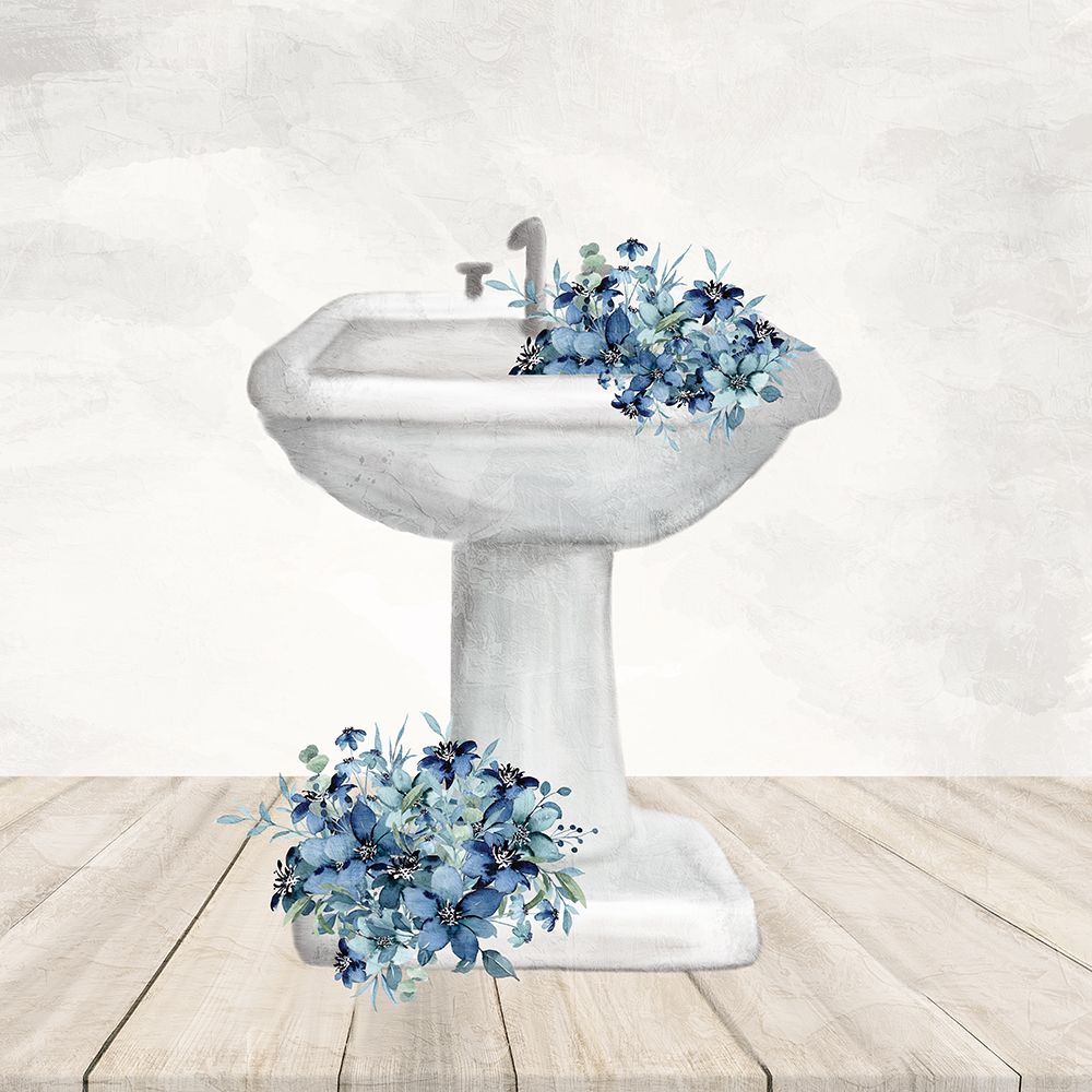 Blue Bath 3 art print by Kimberly Allen for $57.95 CAD