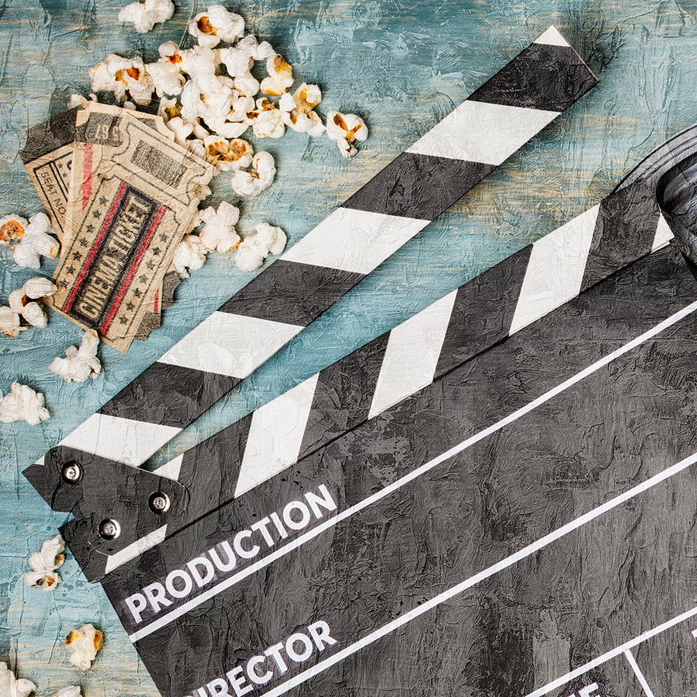 Movie Blues 1 art print by Kimberly Allen for $57.95 CAD