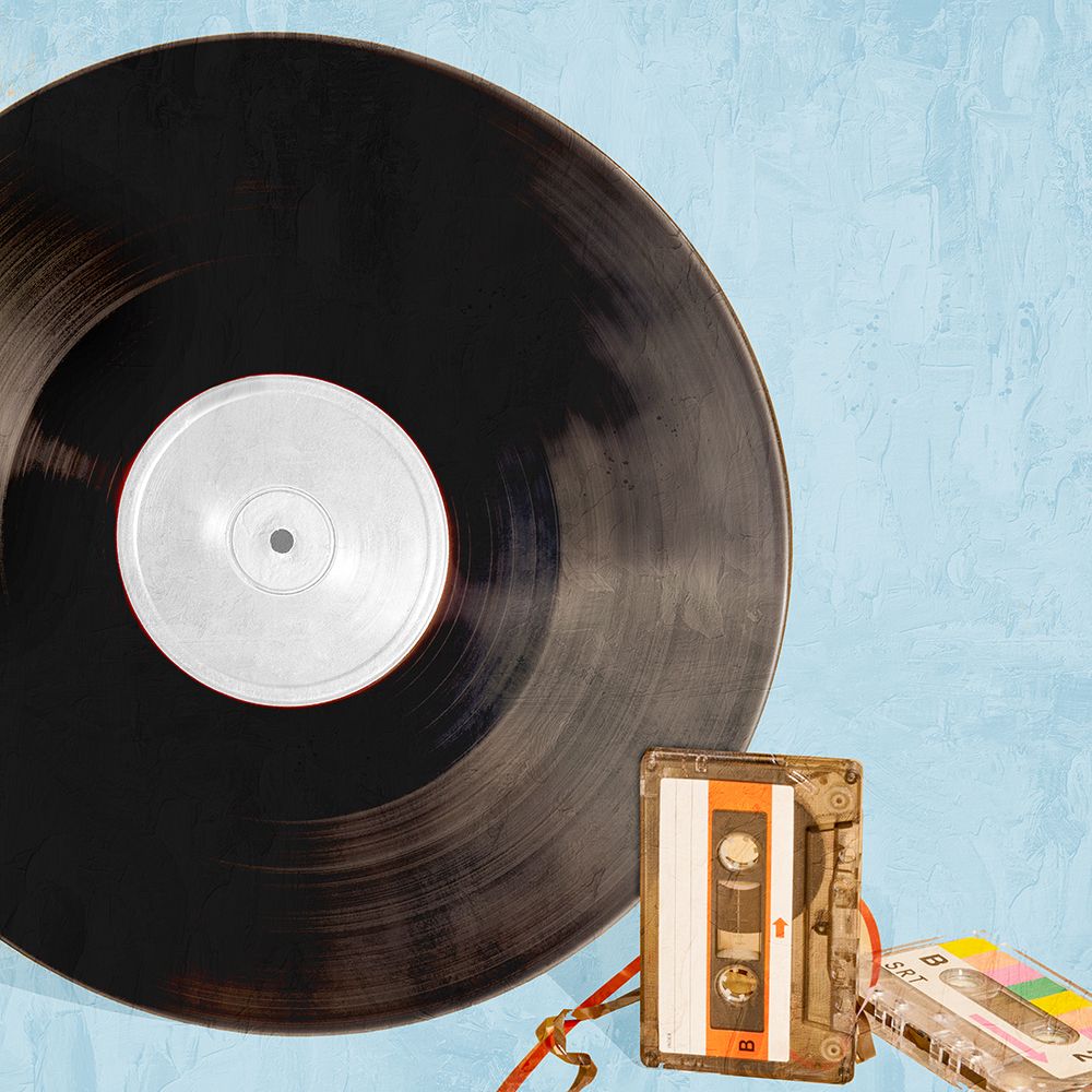Records 1 V2 art print by Kimberly Allen for $57.95 CAD