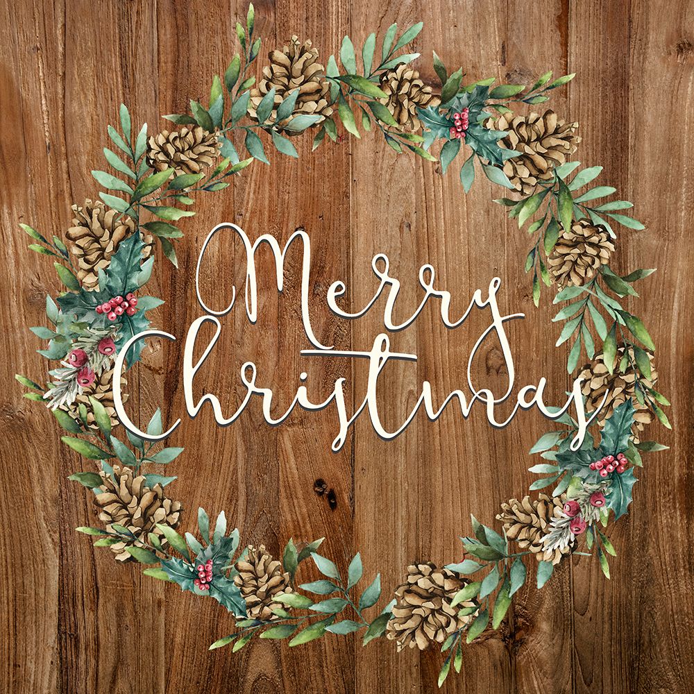 Wreath Christmas art print by Kimberly Allen for $57.95 CAD