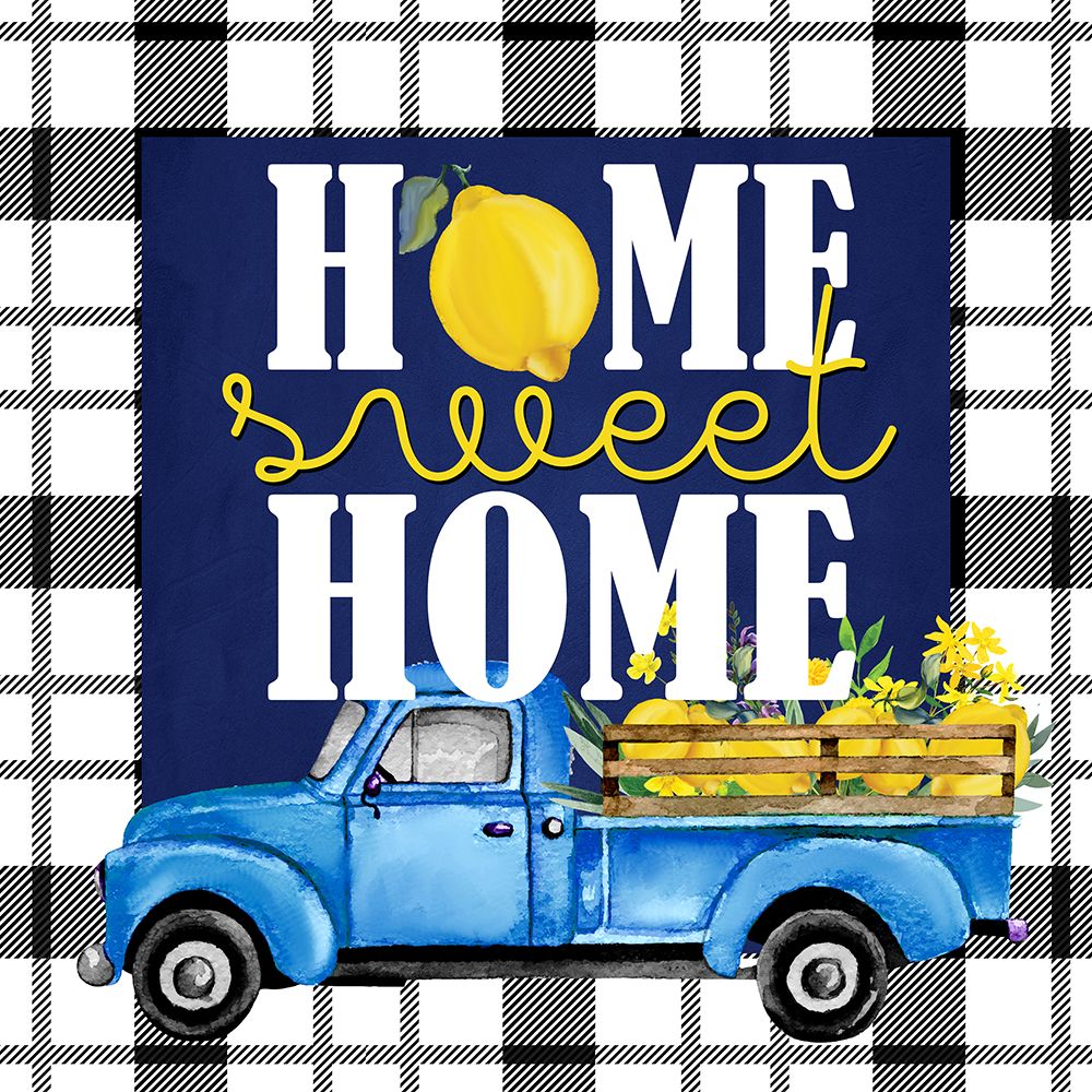 Lemon Plaid 1 art print by Kimberly Allen for $57.95 CAD