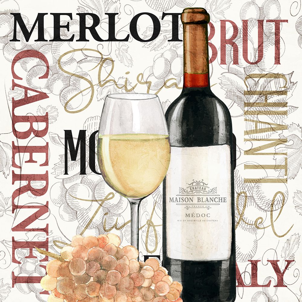 Vino 2 art print by Kimberly Allen for $57.95 CAD
