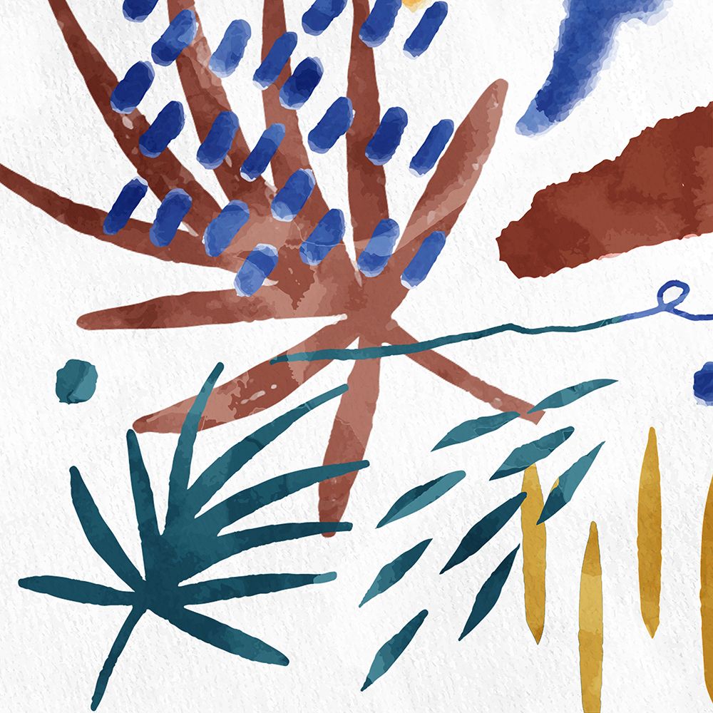 Abstract Leaves 1 V2 art print by Kimberly Allen for $57.95 CAD