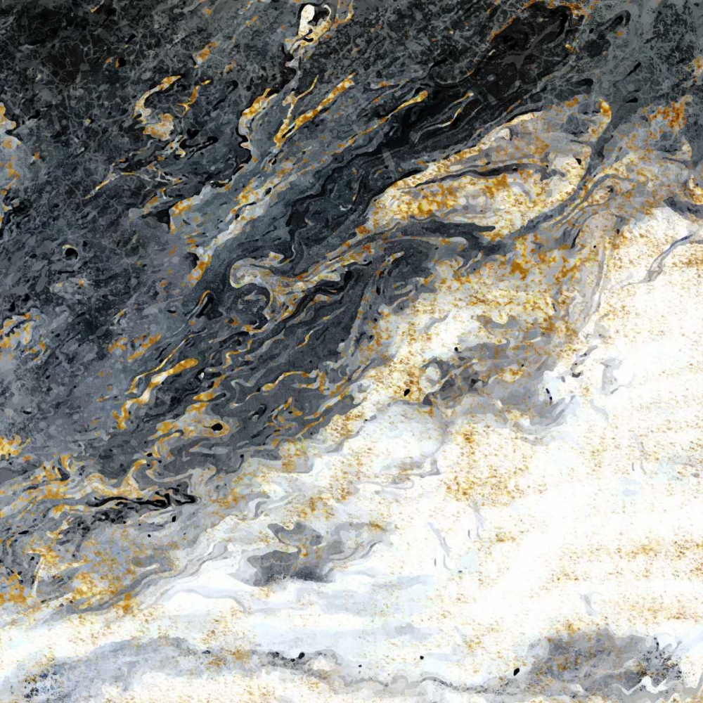 Gold Flecks Mood art print by Kimberly Allen for $57.95 CAD