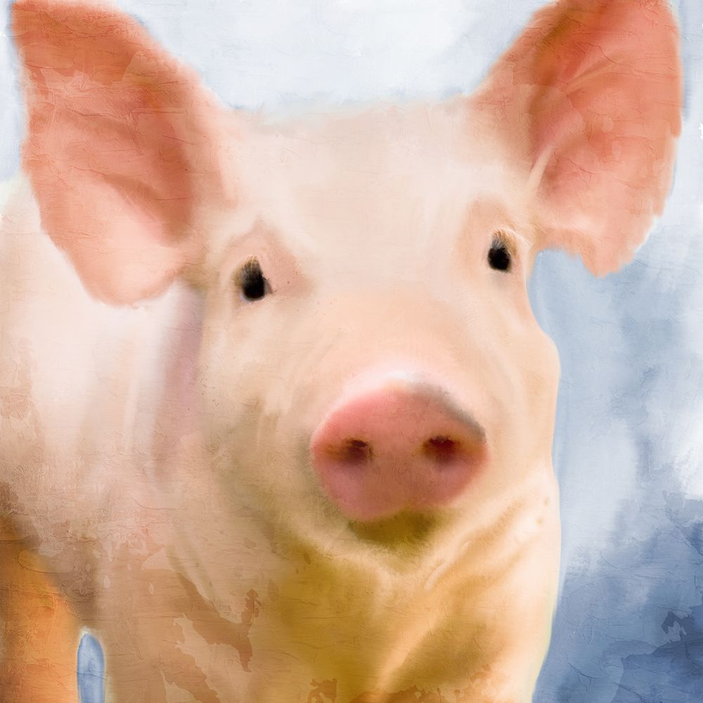 Farm Blue 2 art print by Kimberly Allen for $57.95 CAD
