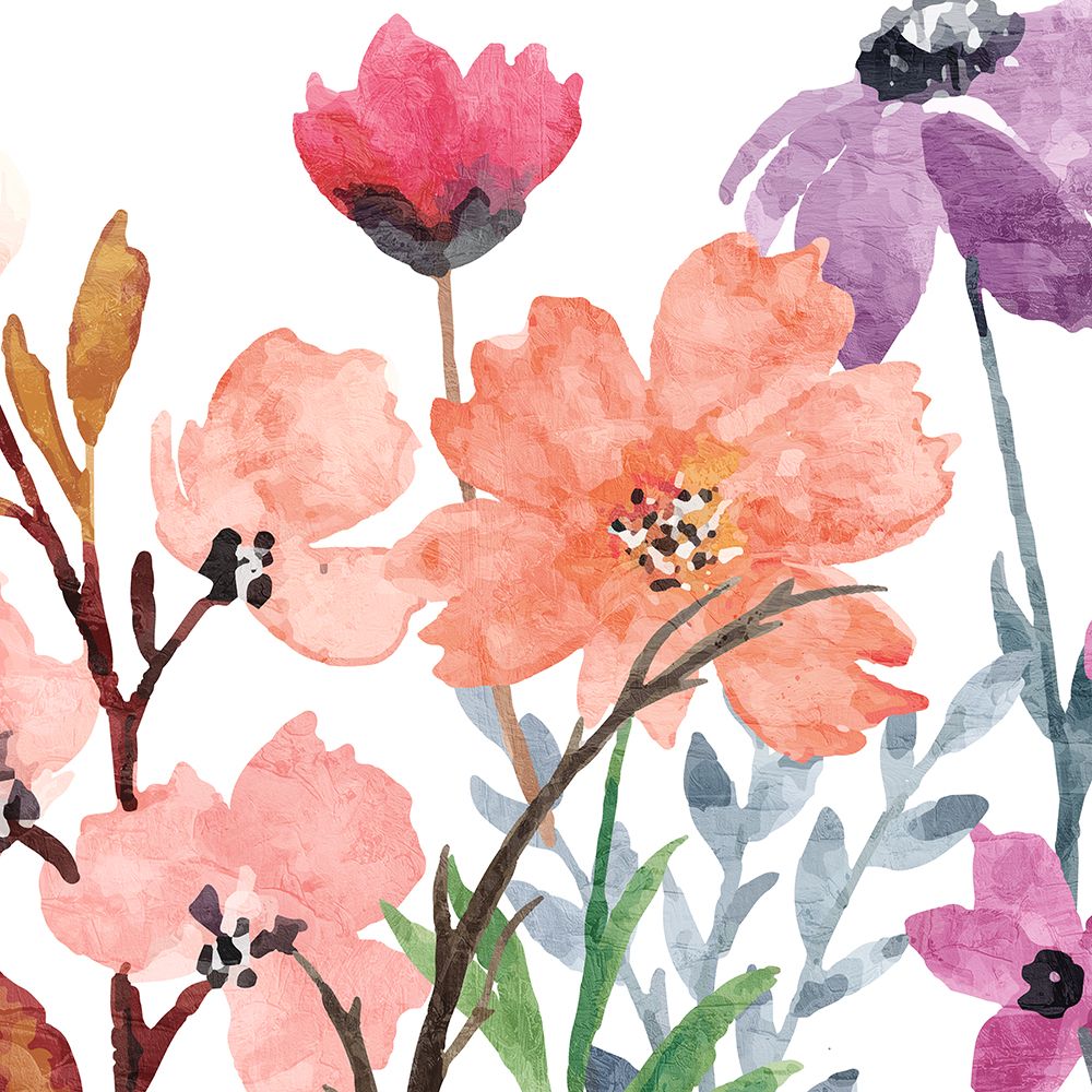 Wildflower Square 1 art print by Kimberly Allen for $57.95 CAD