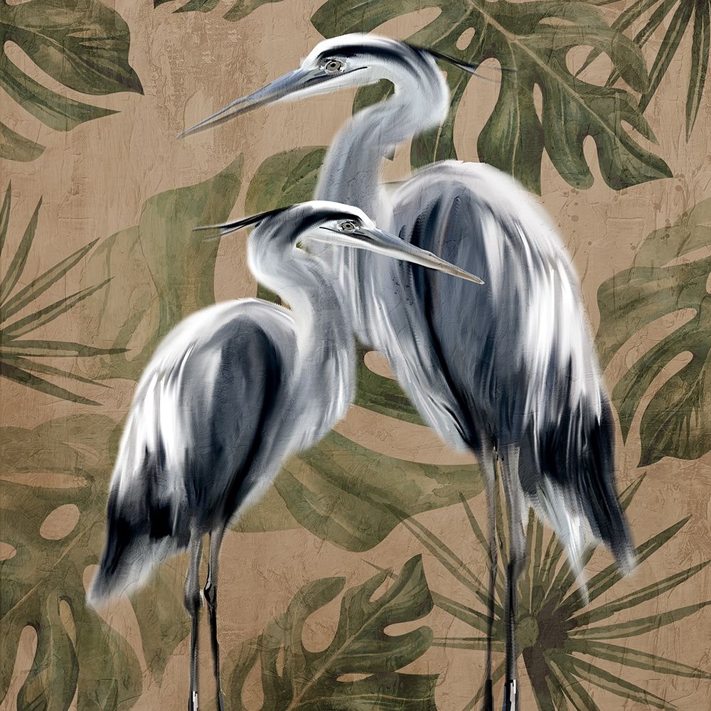 Two Herons art print by Kimberly Allen for $57.95 CAD