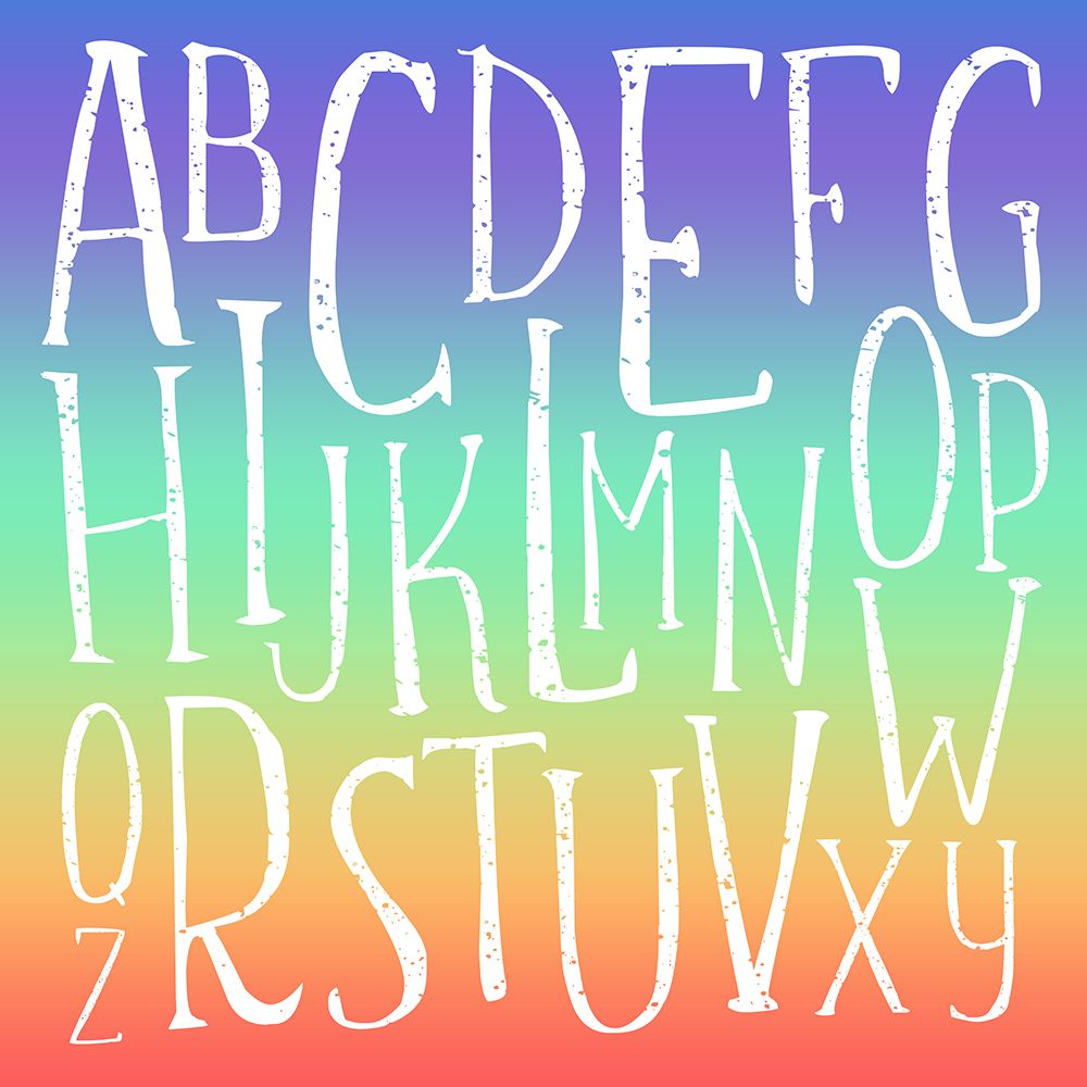 ABC Rainbow art print by Kimberly Allen for $57.95 CAD