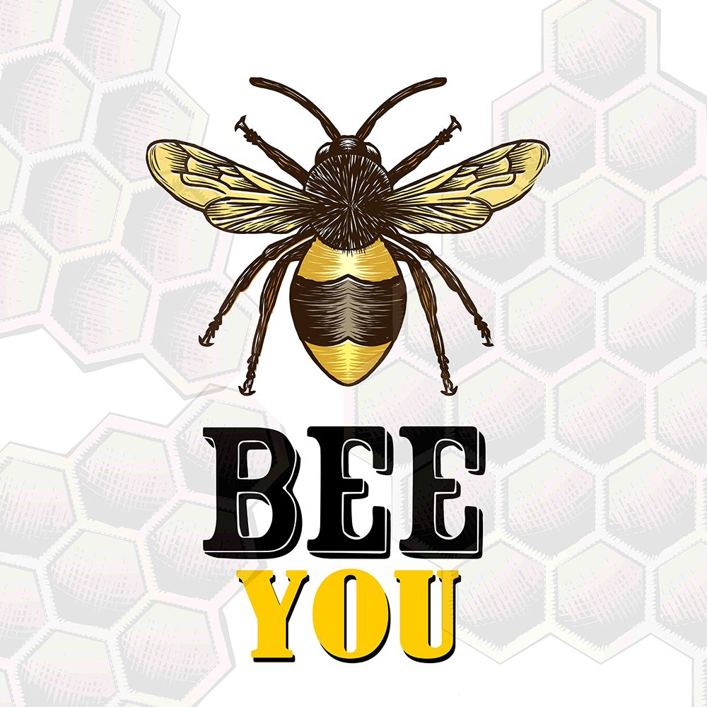 Bee You Honeycomb art print by Kimberly Allen for $57.95 CAD