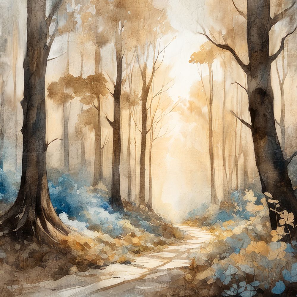 Golden Forest 1 art print by Kimberly Allen for $57.95 CAD