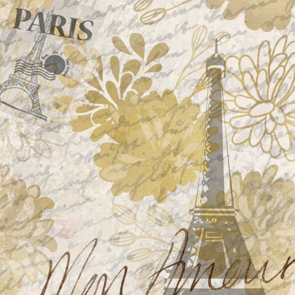 Mon Amour B art print by Kimberly Allen for $57.95 CAD