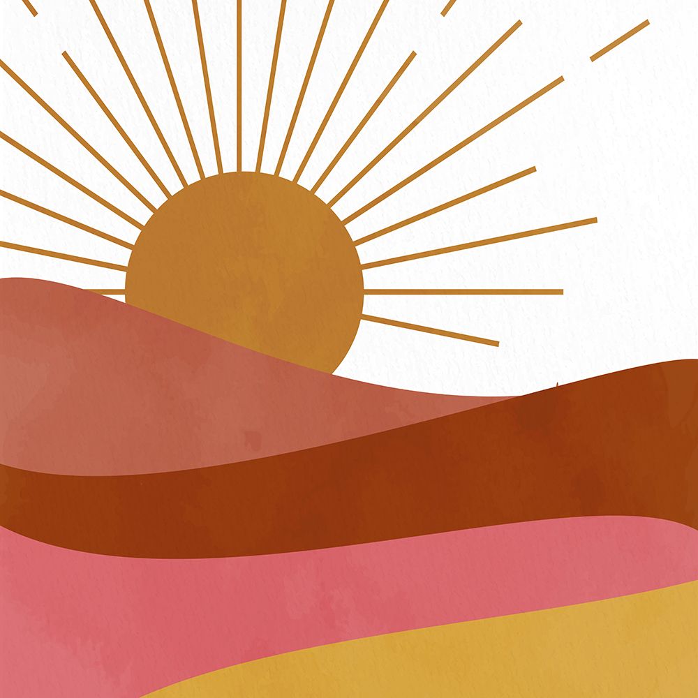 Desert Layers 1 art print by Kimberly Allen for $57.95 CAD