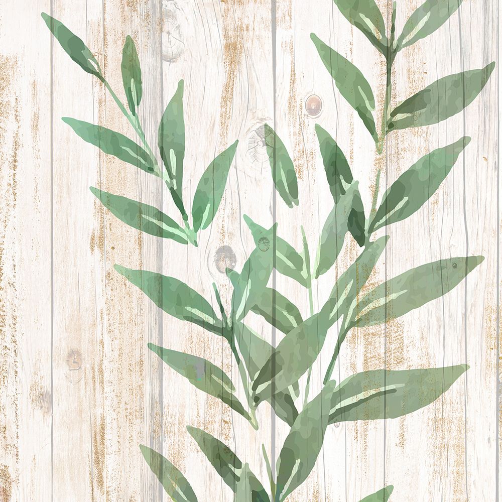 Wooden Greens Square 1 art print by Kimberly Allen for $57.95 CAD