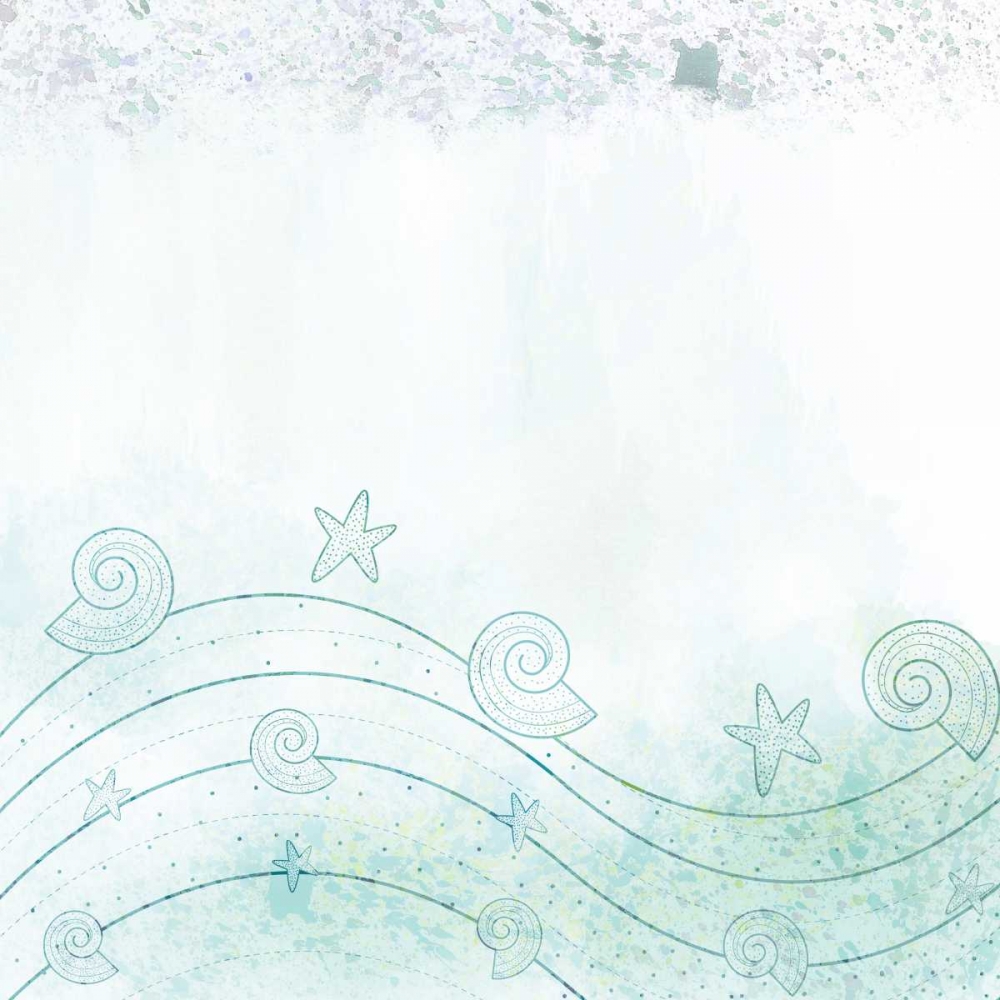 Splatter Sea art print by Kimberly Allen for $57.95 CAD