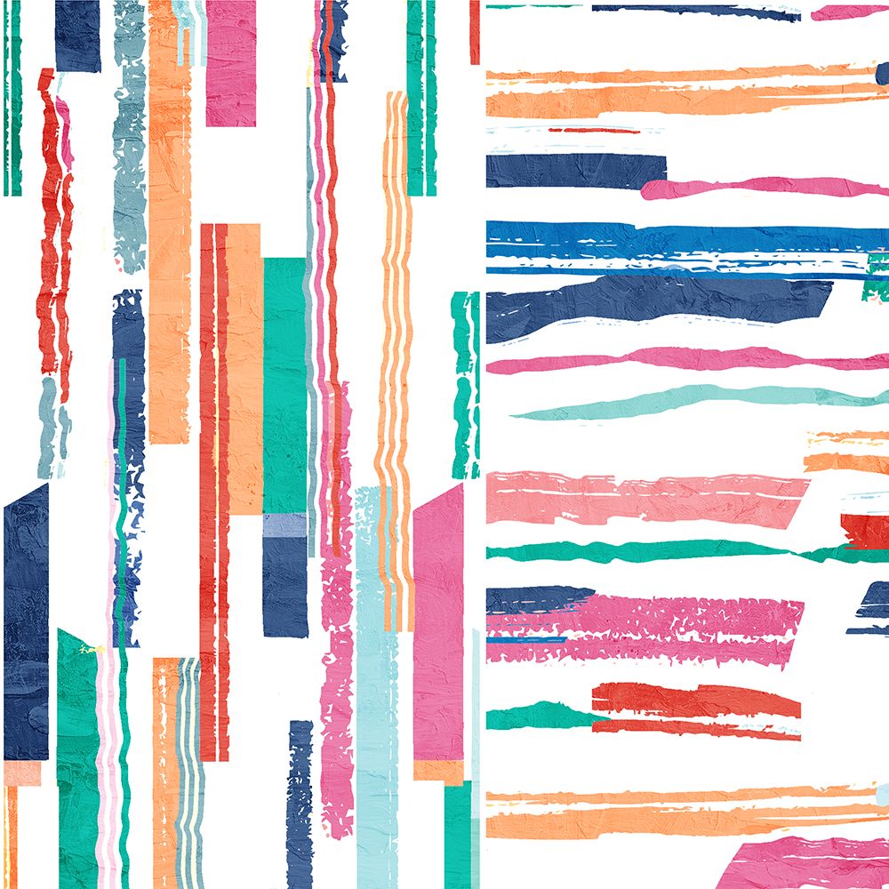 Coastal Stripes 1 art print by Kimberly Allen for $57.95 CAD