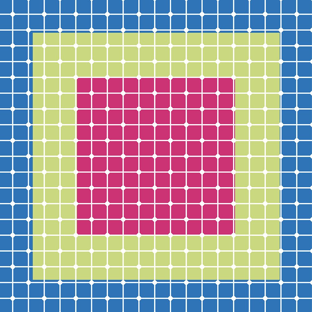 In the Grid 1 V2 art print by Kimberly Allen for $57.95 CAD