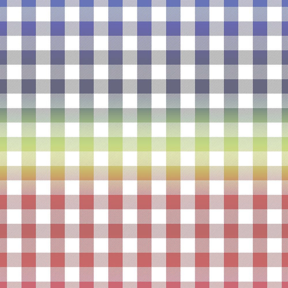Gradient Checks V2 art print by Kimberly Allen for $57.95 CAD