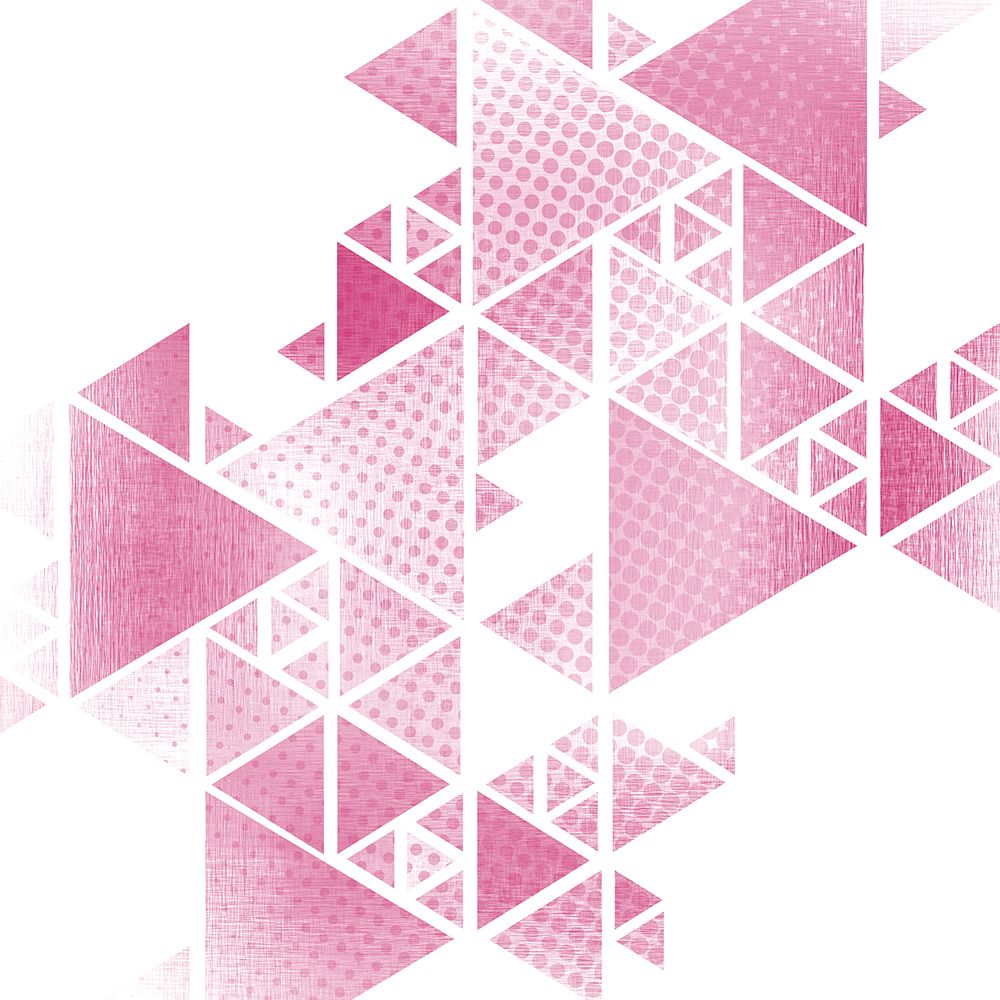 Triangle Blush 1 V2 art print by Kimberly Allen for $57.95 CAD