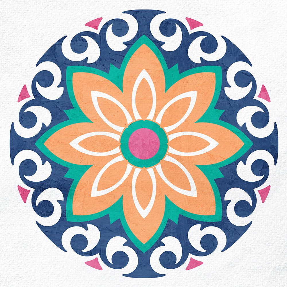 Vintage Round Medallion 1 art print by Kimberly Allen for $57.95 CAD