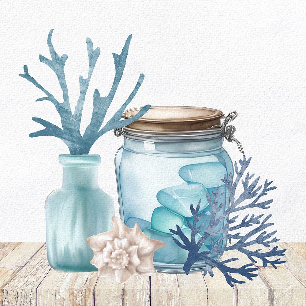 Coral Shelf 1 V2 art print by Kimberly Allen for $57.95 CAD
