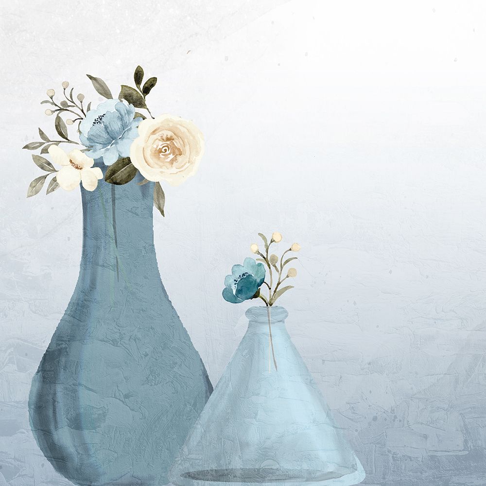 Blue Glass 1 art print by Kimberly Allen for $57.95 CAD