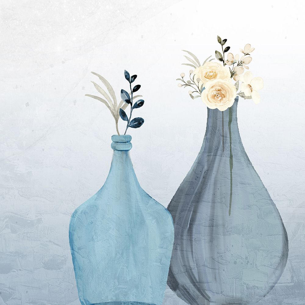 Blue Glass 2 art print by Kimberly Allen for $57.95 CAD