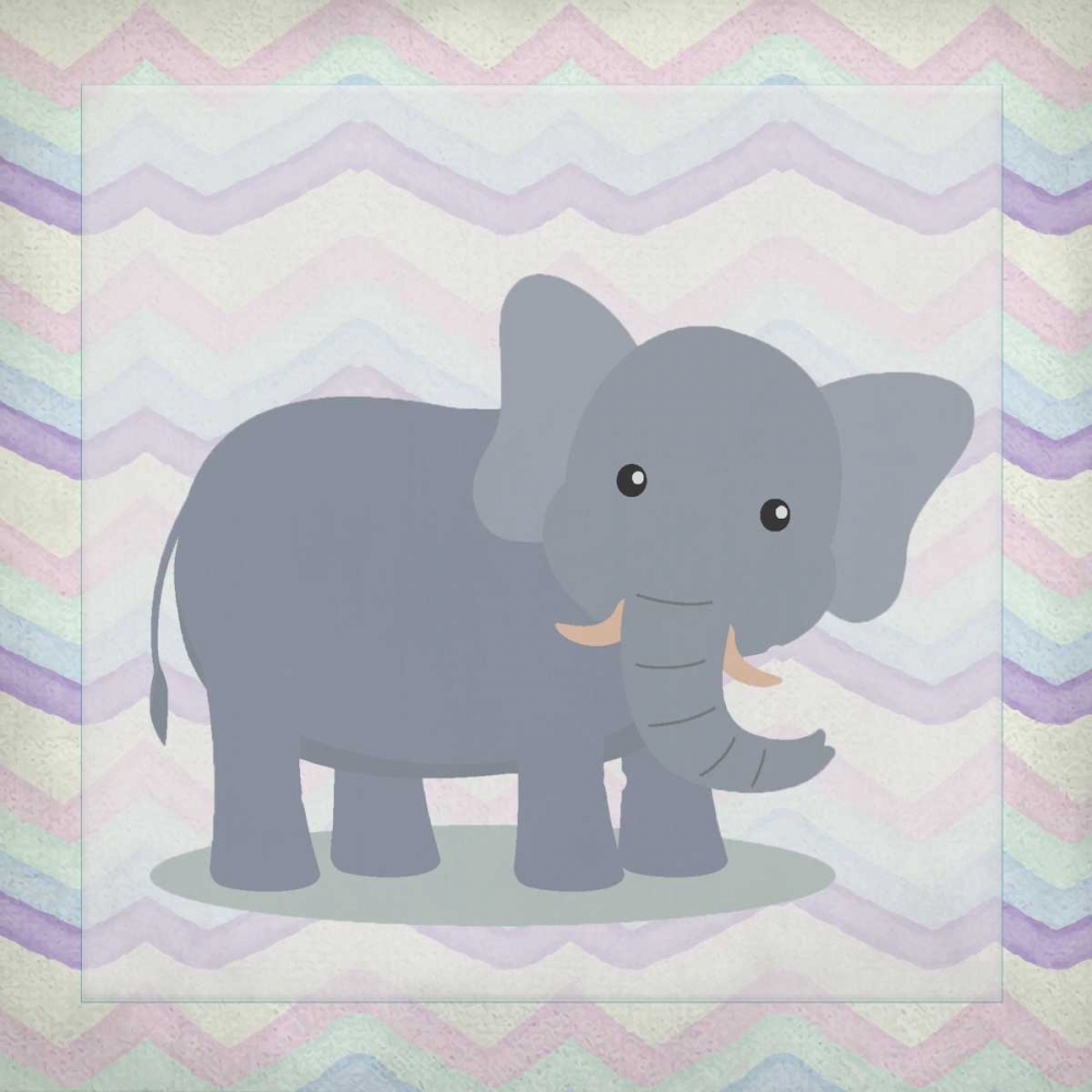 Pink Elephant Time art print by Kimberly Allen for $57.95 CAD