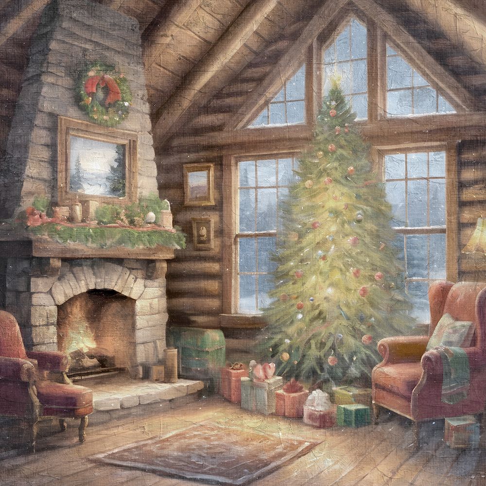 Cozy Christmas V2 art print by Kimberly Allen for $57.95 CAD