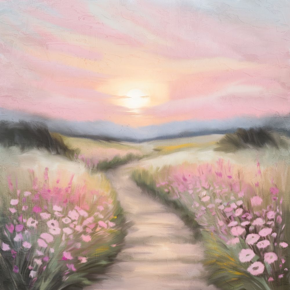 Pink Sunset art print by Kimberly Allen for $57.95 CAD
