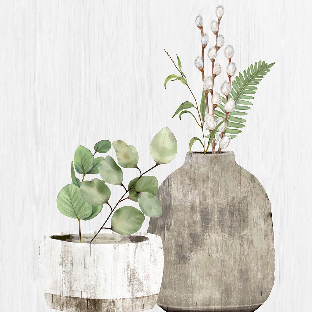 Wooden Vases 2 art print by Kimberly Allen for $57.95 CAD